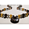 Baltic Amber "Sleepy Bees in the Smoke Light" Necklace - Amber Bee Collection #5